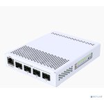 Маршрутизатор MIKROTIK CRS305-1G-4S+IN Cloud Router Switch 305-1G-4S+IN with 800MHz CPU, 512MB RAM, 1xGigabit LAN, 4xSFP+ cages, RouterOS L5
