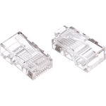 Разъем (коннектор) Cablexpert RJ-45 (8P8C) PLUG3UP6/5, универсальный кат.5e ...
