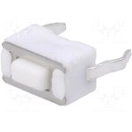 DTSH31N B, Микропереключатель TACT, SPST-NO, Пол: 2, 0,05A/12ВDC, THT, нет