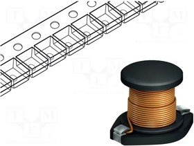 Фото 1/3 PISPHV-222M-04, Дроссель: ферритовый, SMD, 2,2мГн, 350мА, 5Ом, ±20%, 13x9,55x8мм