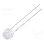 FYL-48D4UWC1A, LED; 4.8mm; white cold; 1800?2300mcd; 110°; Front: convex; 2.8?3.4V