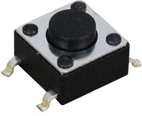 ADTSM63NVTR, Tactile Switches SW TACT SPST 0.05A 12VDC 6MM