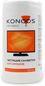 KBF-100ECO, Салфетки для ЖК-экранов в банке Konoos
