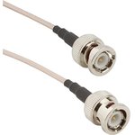 115101-01-06.00, RF Cable Assemblies STR/BNC Plug on RG-316 cable, 6 in