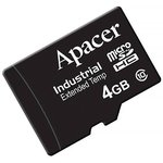 AP-MSD04GIHI-T, Memory Cards Industrial microSD SLC Extended Temp 4GB