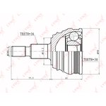 CO-8002, ШРУС наружный подходит для AUDI A3 1.6-1.9TD 96-00/1.8T 96/TT 1.8T ...