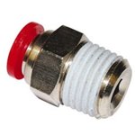 C01251238, Pneufit C Series Push-in Fitting, Push In 12 mm to R 3/8 ...