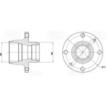 MR 0101, Ступица ВАЗ 2101 передняя Trialli