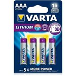 06103301404, Батарейка Varta Ultra Lithium (AAA, 4 шт)