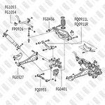 Рычаг подвески задний верхний левый TOYOTA RAV4 05- LEXUS NX 14-  FIXAR FQ0911L