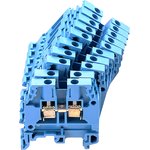 1SNA125116R0100, SNA Series Blue DIN Rail Terminal Block, 4mm², Single-Level, Screw Termination