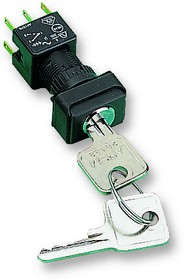 A018101, Configurable Switch Body Keylock Non-Illuminated - For use with A01 Series.