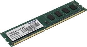 Фото 1/2 Модуль памяти Patriot DDR3 DIMM 4Gb 1333Мгц 1,5V (PSD34G133381)