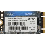 SSD накопитель NETAC N930ES NT01N930ES-512G-E2X 512ГБ, M.2 2242, PCIe 3.0 x2 ...