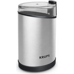 Кофемолка Krups GX204D10 200Вт сист.помол.:ротац.нож вместим.:85гр серебристый/черный