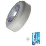 Фонарь-подсветка 1Вт COB LED 3xAAA (R03) корпус ABS-пластик сер. самокл ...