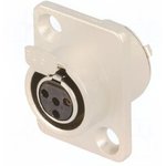 AG4F, Вилка; XLR mini; "мама"; PIN: 4; на провод; пайка; 5А; 0,5мм2; прямой