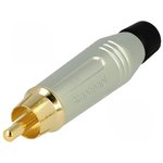 ACPR-SBK, RCA (Phono) Audio / Video Connector, 2 Contacts, Plug ...