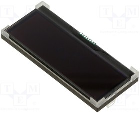 RX13232B-DIW, Дисплей: LCD; графический; 132x32; COG,FSTN Negative; LED; PIN: 8