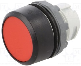 MP2-10R, Переключатель, кнопочный, 2, 22мм, красный, Подсвет, отсутствует