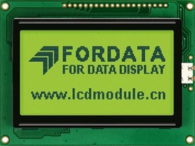 FG12864E01-FHYYBW-51YN, Монохромный ЖКИ FG12864E01-FHYYBW-51YN