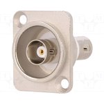 CP30123, Connector, BNC socket, both sides, insulated, 50ohm