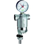 Фильтр 100мкм, с магн.встав., с манометром, Max: 95 C, 25 бар, 1/2" ВР FA 39F8 12100