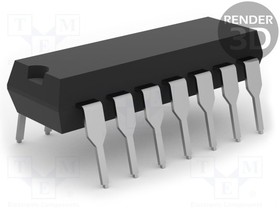 Фото 1/2 CD74HC393E, Counter/Divider Dual 4-Bit Binary UP 14-Pin PDIP Tube