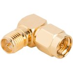 132172RP, RF Adapters - In Series SMA R/A PLUG TO SMA REV POLARITY JACK