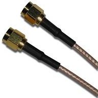 135101-03-M0.50, RF Cable Assemblies SMA STR/SMA STR PLG RG-316 CBL 0.50 MET