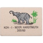 Ластик KOH-I-NOOR "Слон" 300/60, 31x21x8 мм, белый/цветной, прямоугольный ...