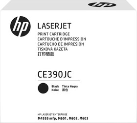 HP 90J Black Contract Original LaserJet Toner Cartridge (CE390JC), Тонер-картридж