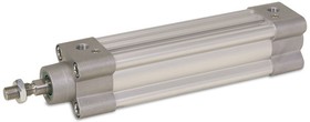 P1F-S032MS-0050-0000, Pneumatic Piston Rod Cylinder - 32mm Bore, 50mm Stroke, P1F-S Series, Double Acting