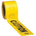 58001, Labels & Industrial Warning Signs Caution Tape, Barricade, CAUTION, Yellow, 3-Inch x 1000-Foot