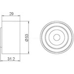 gt60550, Ролик натяжителя ремня Fiat
