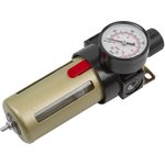 Фильтр-регулятор с индикатором давления для пневмосистем 1/4'', 10 Мк ...