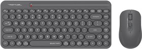Фото 1/10 Комплект (клавиатура+мышь) A4TECH Fstyler FG3200 Air, USB, беспроводной, синий