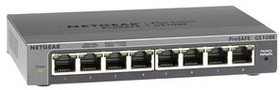 GS108E-300PES, Ethernet Switch, 8x 10/100/1000 Desktop Smart