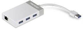 TU3-ETGH3, USB Hub, USB-A Plug, 3.0, USB Ports 3, USB-A Socket / RJ45 Socket