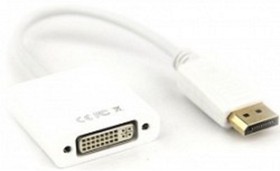 Фото 1/6 VCOM CG602 Кабель-переходник DisplayPort M-  DVI F 0.15м