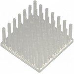 ICK S 25 X 25 X 12,5, Heat Sink Passive Pin Array Adhesive Aluminum 5.3K/W