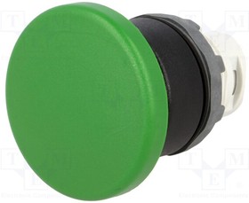 MPM1-10G, Переключатель, кнопочный, 1, 22мм, зеленый, Подсвет, отсутствует