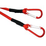 107409, Стяжка эластичная для крепления груза с карабинами (8 мм х 60 см) ...