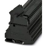 0711632, Black, UKK 5-HESILED 24 (6.3X32) Series, 6.3A Double Non-Fuse DIN Rail ...