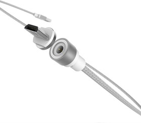 Фото 1/3 PL1154, Магнитный кабель micro USB, 1м, белый