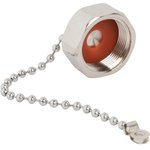 431-10001, RF Connector Accessories 4.3-10 Male Cap with Chain