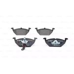 0986494019, Колодки тормозные VW Caddy,Golf AUDI A2,A3 SEAT Leon SKODA ...