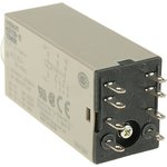 H3YN-2 AC24, H3YN Series DIN Rail, Panel Mount Timer Relay, 24V ac, 2-Contact ...