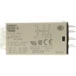 H3YN-2 AC24, H3YN Series DIN Rail, Panel Mount Timer Relay, 24V ac, 2-Contact ...