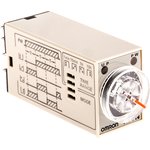 H3YN-21 AC200-230, H3YN Series DIN Rail, Panel Mount Timer Relay, 200 → 230V ac ...